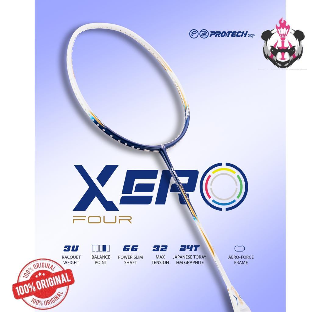 PROTECH Badminton Racket XERO FOUR | 3UG1 (Free String) | Shopee Singapore