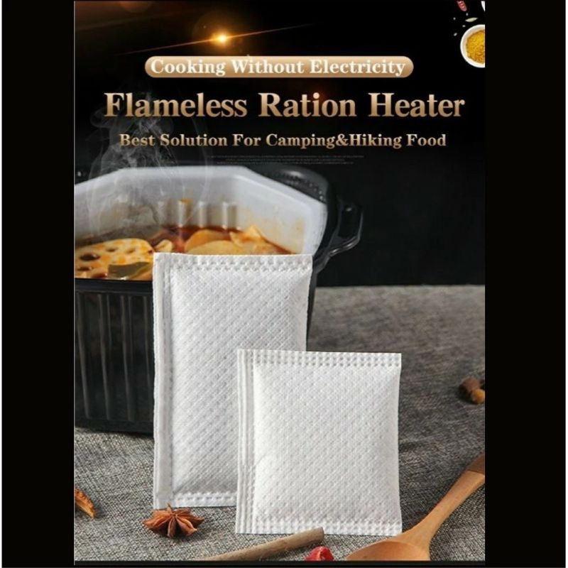 HOT! Food Warmer Self Heating Pad Flameless Ration Heater | Shopee ...