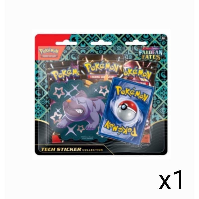 Pokemon Card TCG: SV4.5 Paldean Fates Tin Charizard Tin / Tech Sticker  Collection Fidough/Greavard /Maschiff Premium box | Shopee Singapore
