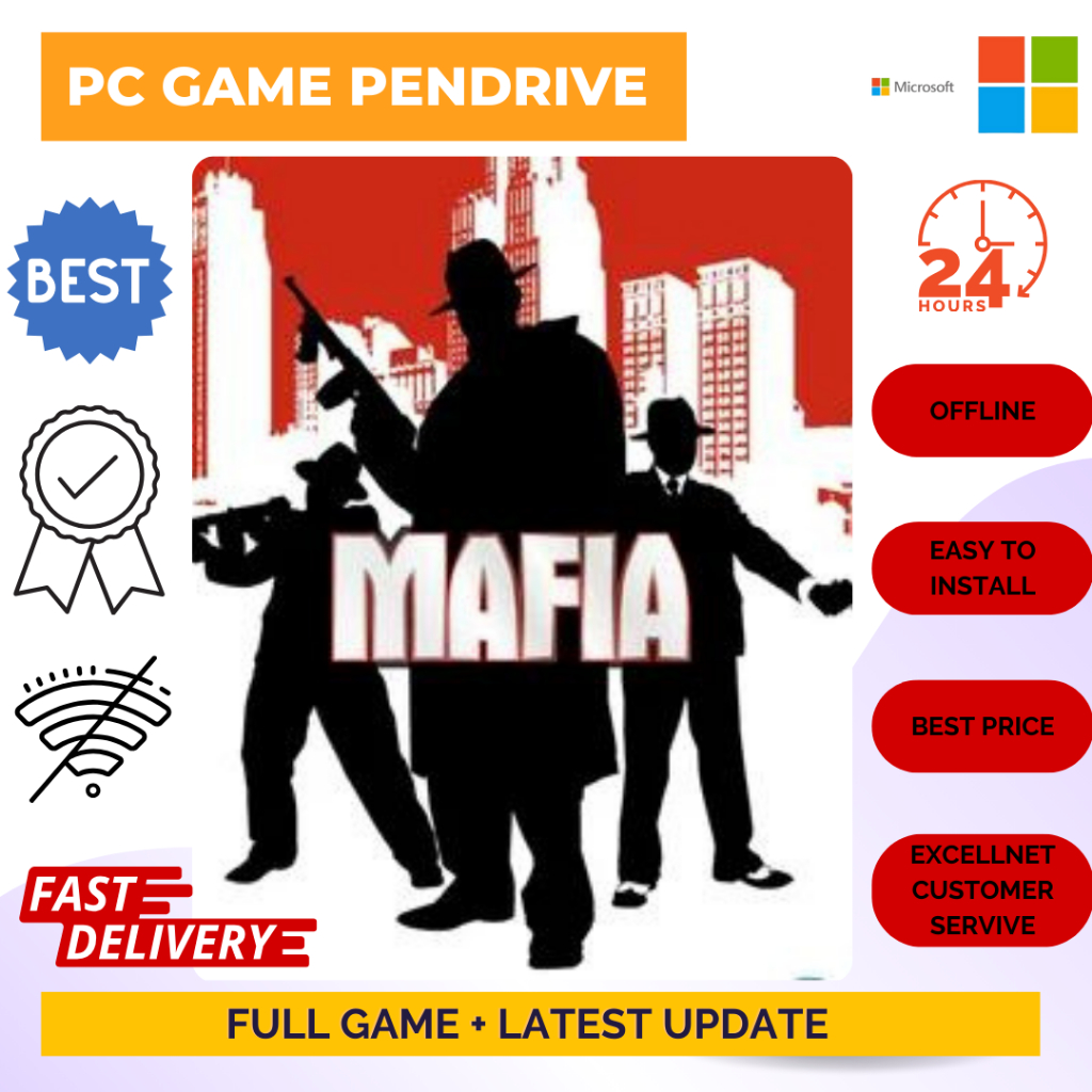 Mafia - Offline [ Pendrive 32 GB ] PC Game | Shopee Singapore