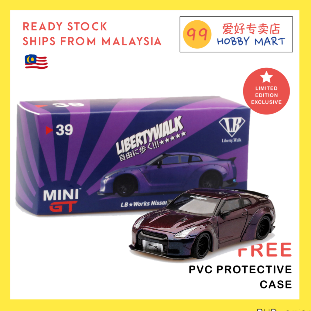 MINI GT 39 Nissan GT-R R35 Type 1 Magic Purple Japan Limited