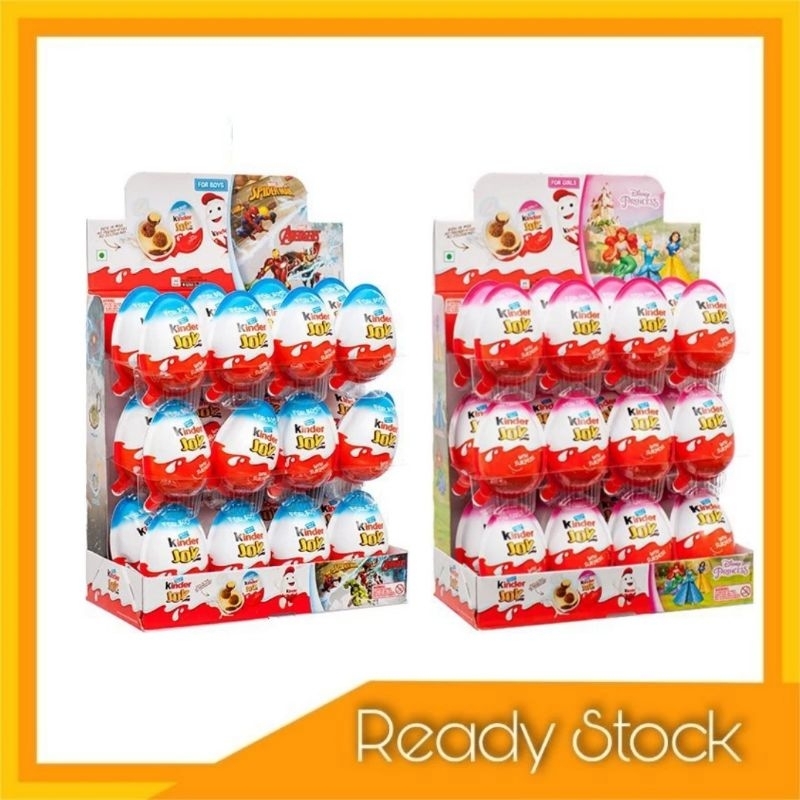 KINDER JOY Chocolate T24 GIRL/BOY 24Pcs X 20G Exp11/2024 玄 Shopee Singapore