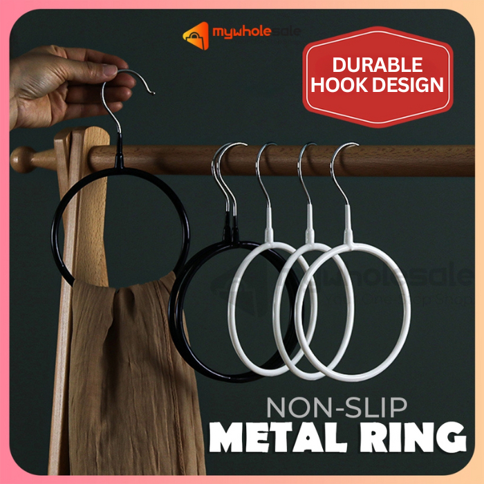 Non-Slip Multifunction Tie Rings Holder Organizer for Neckties Scarf ...