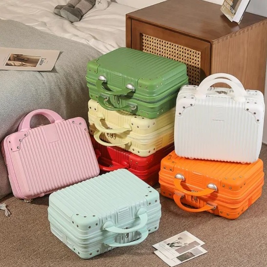 14 Inch Hand Carry Mini Suitcase Small Luggage Bag Mini Travel Hand Luggage Hard Shell Cosmetic Case Shopee Singapore