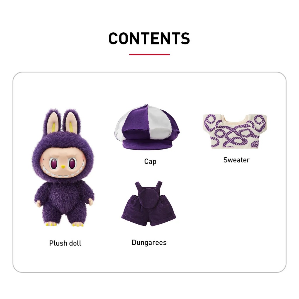 Pop Mart - Labubu X Pronounce Be Fancy Now Vinyl Plush Doll