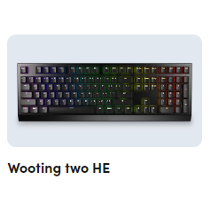 Wooting two HE | Best Keyboard for FPS | Full-size layout housing ...
