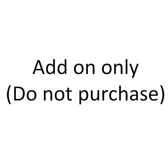 Add on only (Please don't purchase) | Shopee Singapore