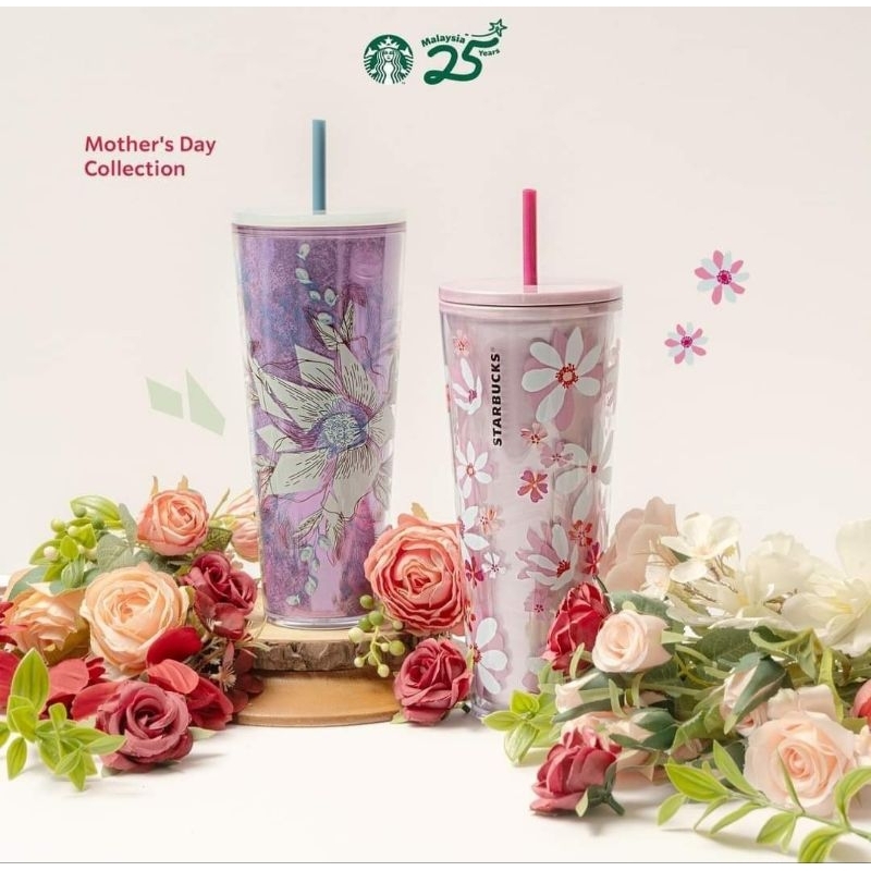 Starbucks Mother's Day Cold Cup Tumbler 24oz Shopee Singapore