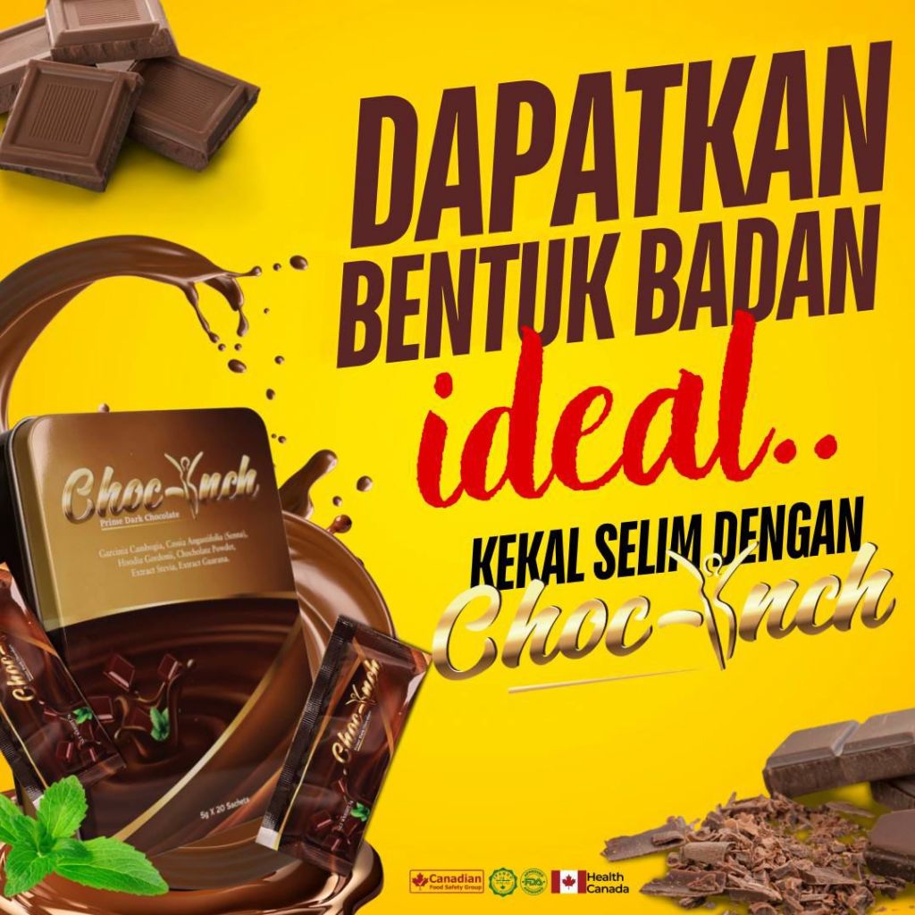 Choc Inch Chocolate inch choc Kurus supplement kurus | Shopee Singapore