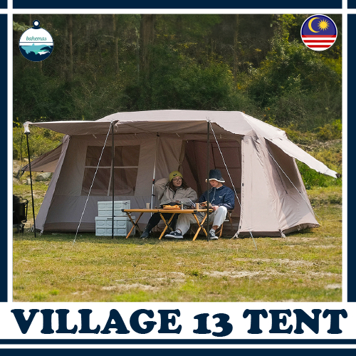 Village-13 Camping Tent Automatic Waterproof Khemah camping besar 5-7 ...
