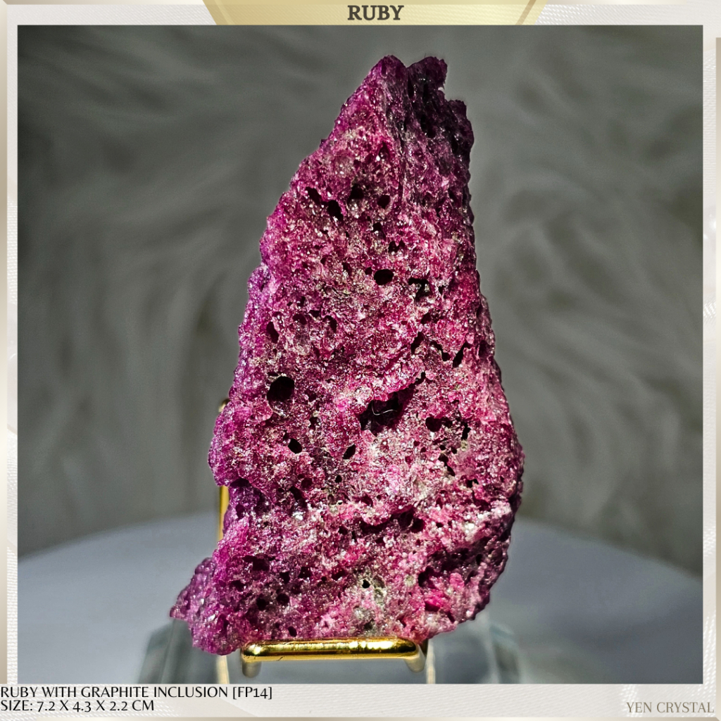 RUBY WITH GRAPHITE INCLUSION*HIGH QUALITY*Pakistan[FP14] Increase ...