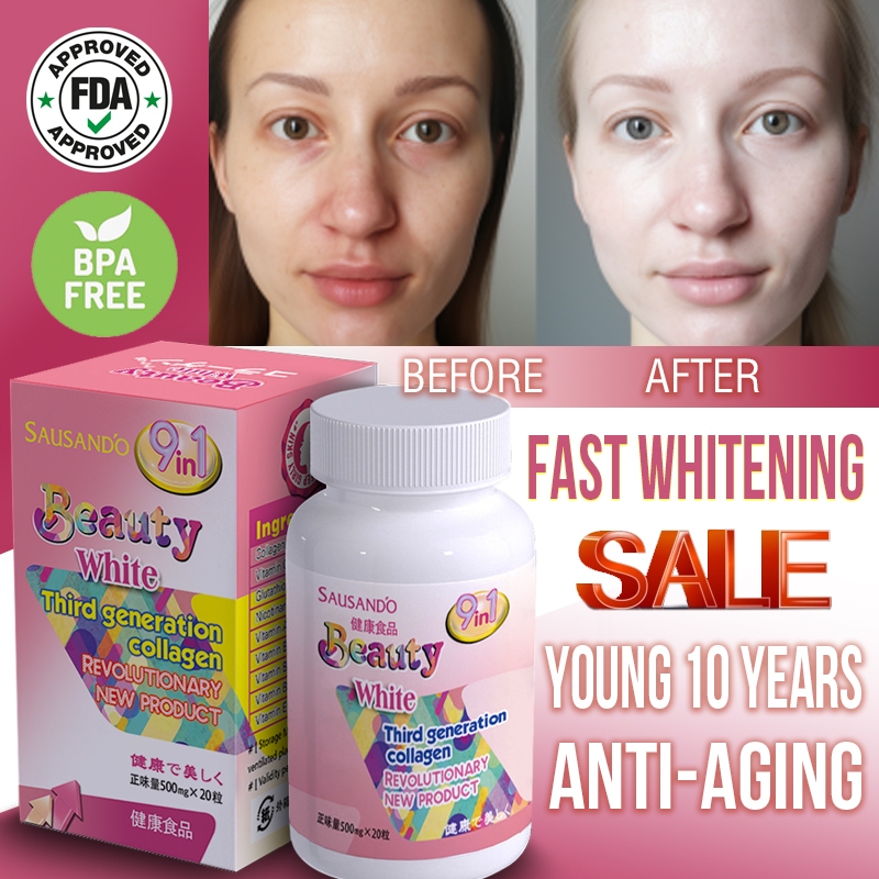 SAUSANDO-collagen triangular peptide-whitening-dilute acne marks-delay ...