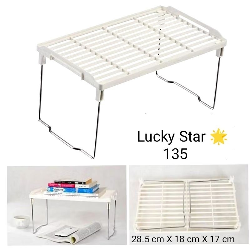 Rectangle Shelf Rack / 28.5 cm X 17.5 X 14.5 cm | Shopee Singapore