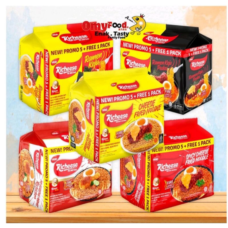 Vegetable richeese instant noodles (Spicy cheese Ramen, Cheese Ramen ...