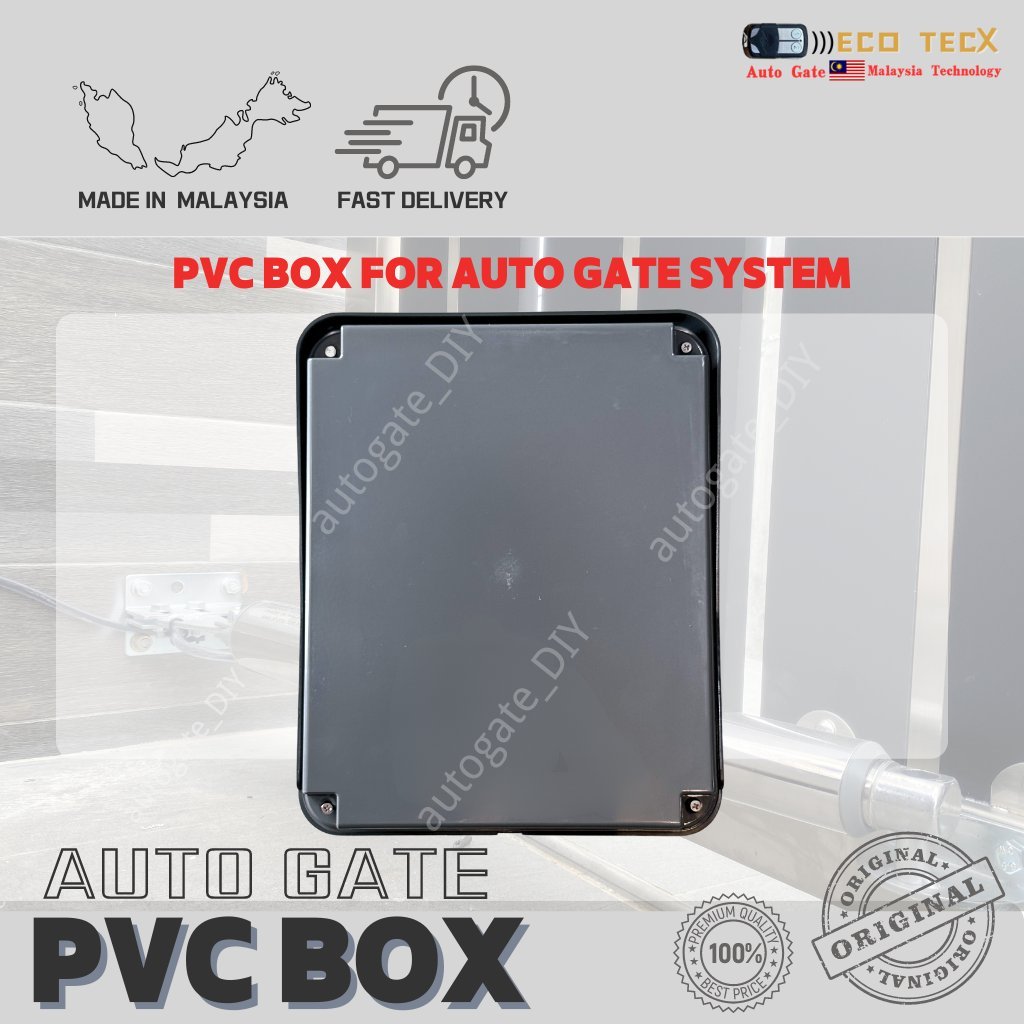 AUTO GATE PVC BOX STOCK- Waterproof & durable for storing auto gate system parts outdoors ...