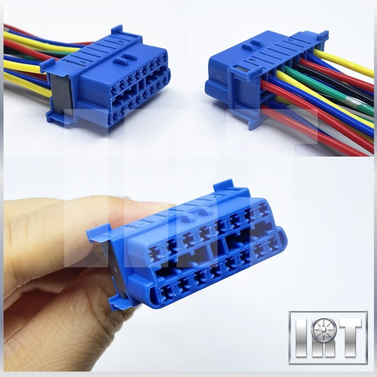 16 Pin OBD II Socket Perodua Toyota Proton Nissan On Board Diagnosis ...