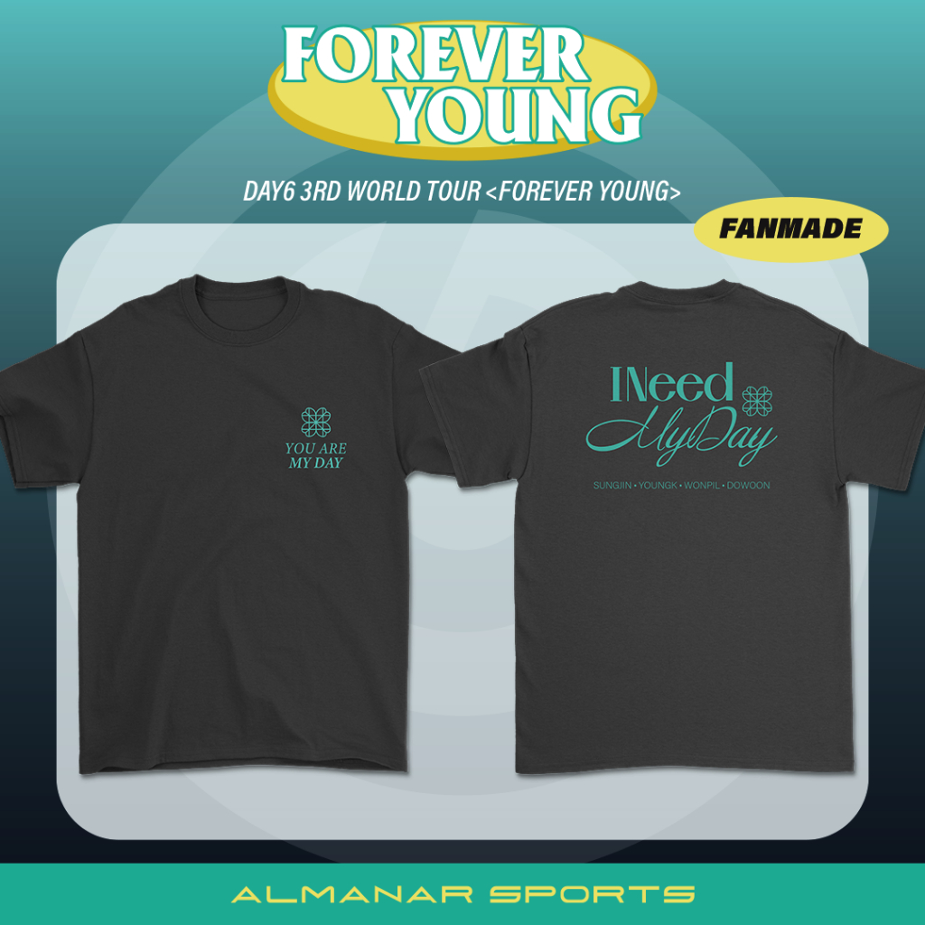 DAY6 CONCERT 3RD WORLD TOUR <FOREVER YOUNG> TSHIRT SHIRT