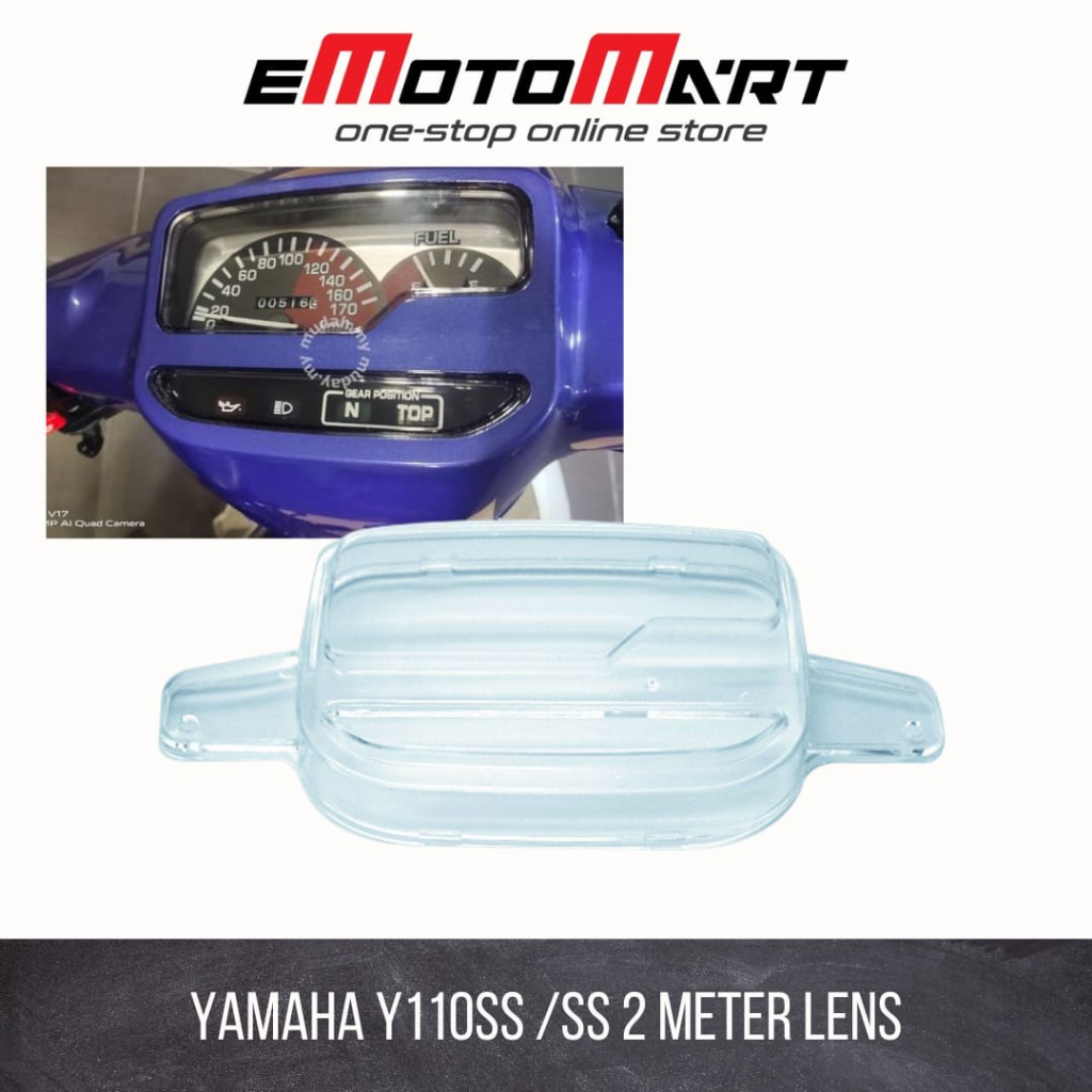 YAMAHA Y110SS Y110SS 2 Y110SS NEW METER COVER Y110 METER LENS -CLEAR ...