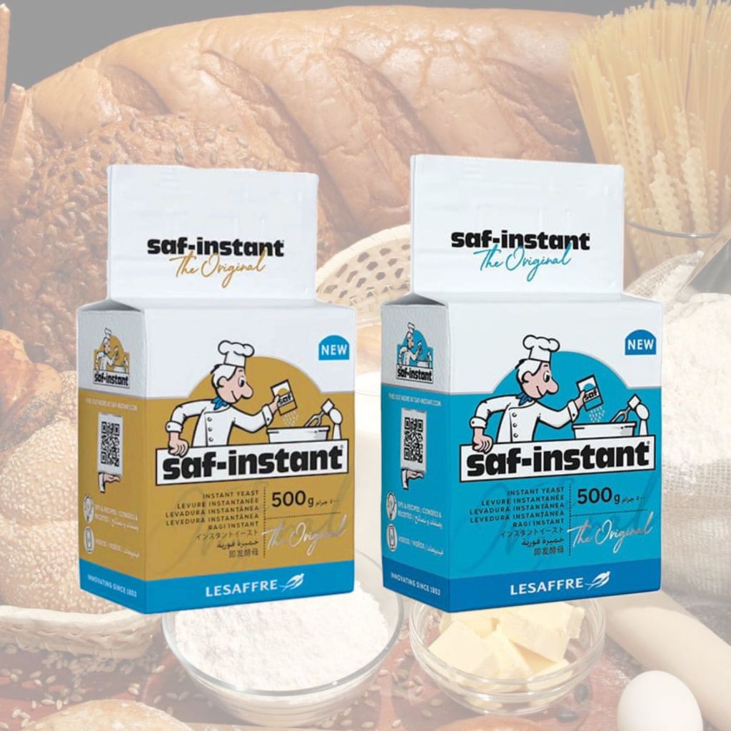 SAF-INSTANT YEAST/ YIS SEGERA RAGI IBU ROTI (GOLD/ BLUE) 500GM | Shopee ...