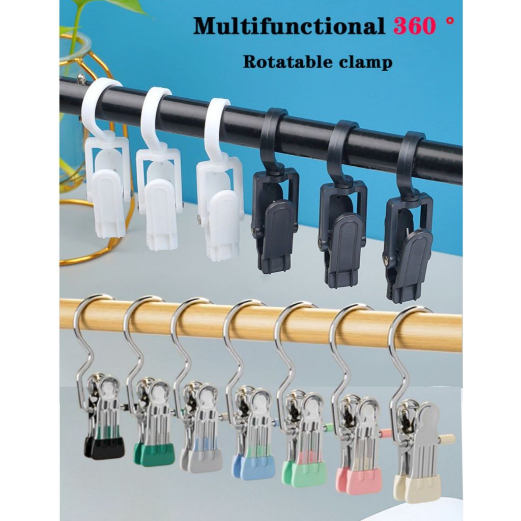 Multifunctional Plastic Clip with Rotatable Hook Shoes Socks Clothes ...