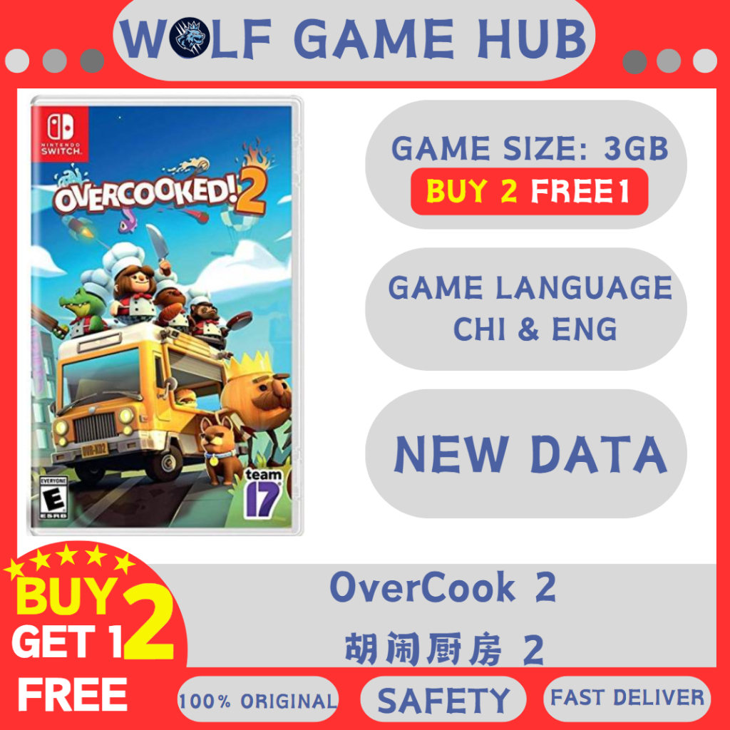 Overcooked! 2 BUY 2 FREE 1 (Nintendo switch) Digital Game Download ...