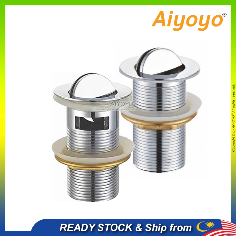 Basin Pop Up Waste Sink Waste Basin Waste Overflow Rotation Flip ...