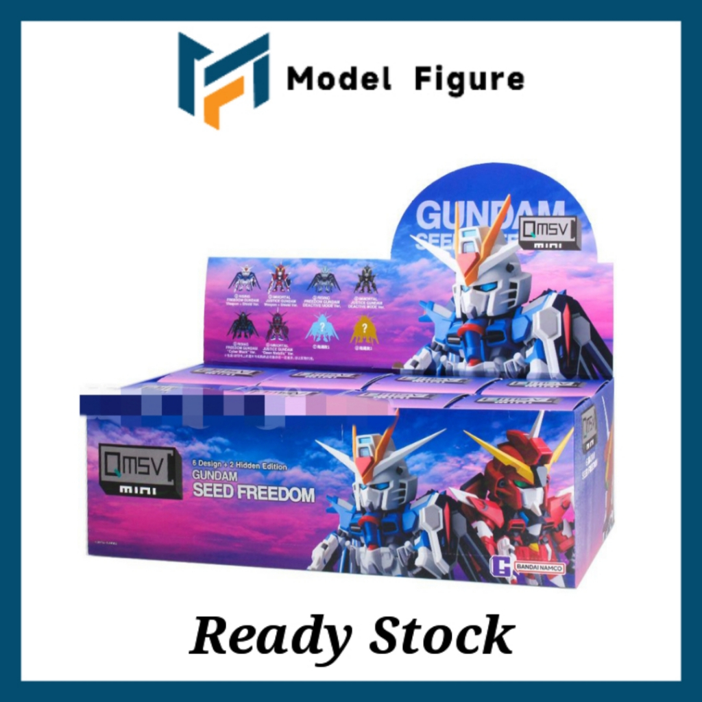 Bandai 万代- QMSV Mini Seed Freedom Gundam Blind Box | Shopee