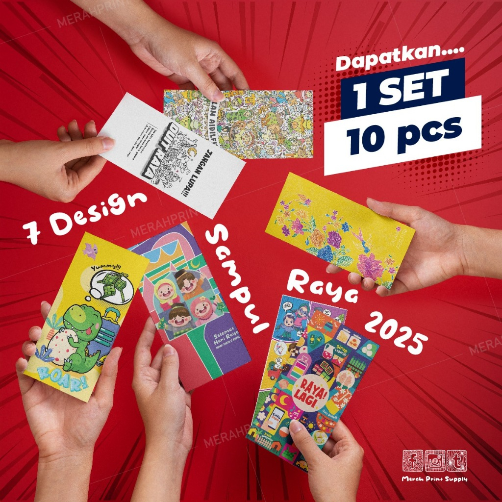 SPECIAL [ 10 KEPING ] SAMPUL DUIT RAYA 2025 VIRAL LIMITED EDITION ...