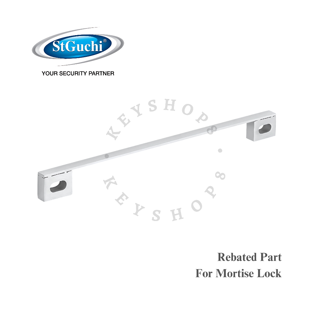 St Guchi SGRP-3/240mm Mortise Lock Rebated Part Stainless Steel ...