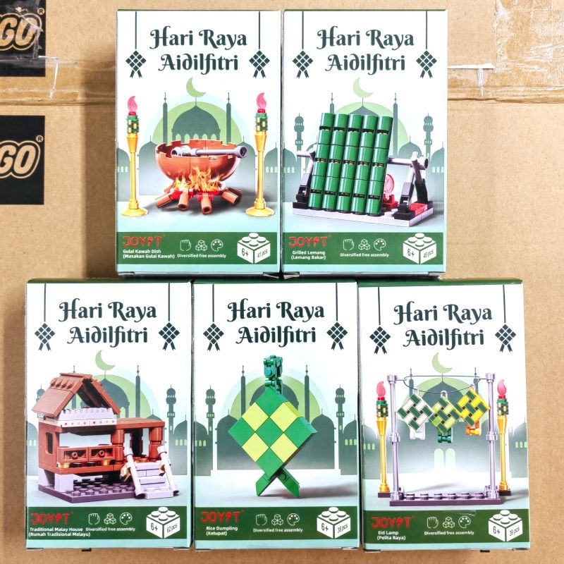 Lego Raya Eco Shop Set - Hari Raya Joyit Brick Block | Shopee Singapore