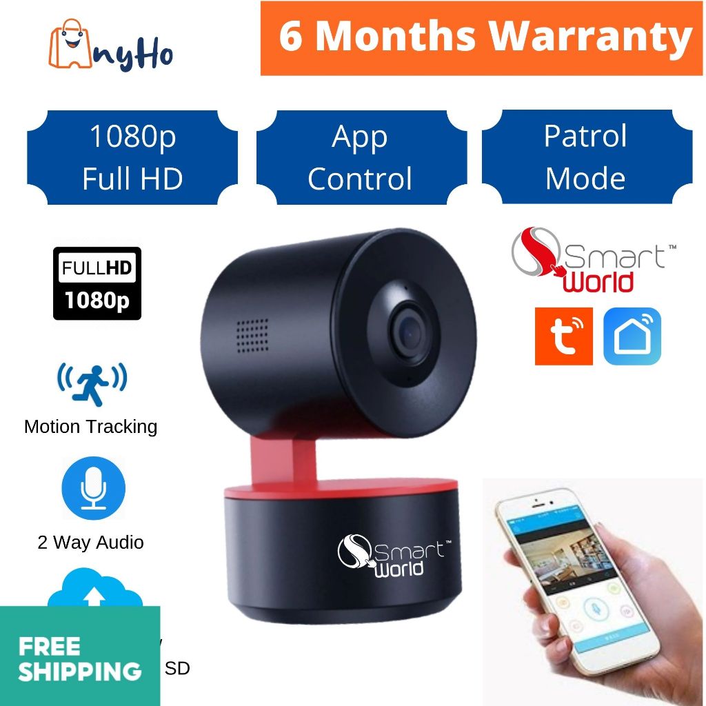 TUYA SMART WORLD WIFI IP CAM 360 3MP IP Camera Indoor CCTV WiFi Door ...
