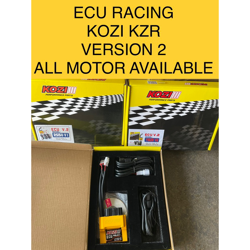 ECU RACING KOZI KZR VERSION 2 ECU PROJECT FOR Y15ZR V1 V2 Y16ZR RS150 ...