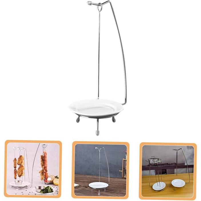 Kebabs Hanger Skewer Stand Roaster Rack Stainless Steel Vertical ...