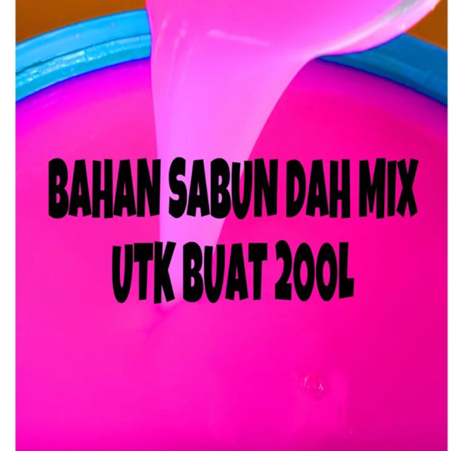 SABOON DETERGENT DIY UTK 200liter | Shopee Singapore