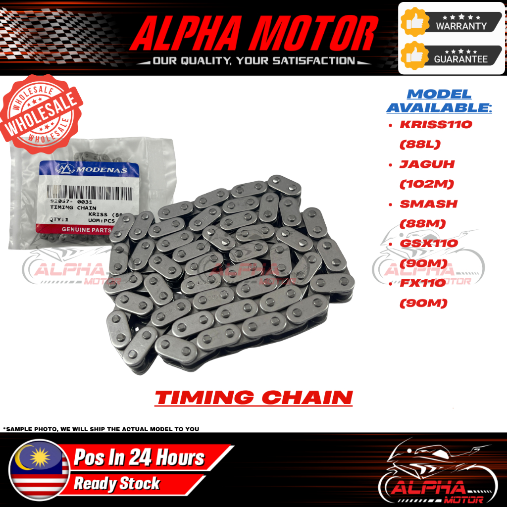 OEM STANDARD TIMING CHAIN QUALITY KRISS110 JAGUH SMASH110 GSX110 FX110 ...
