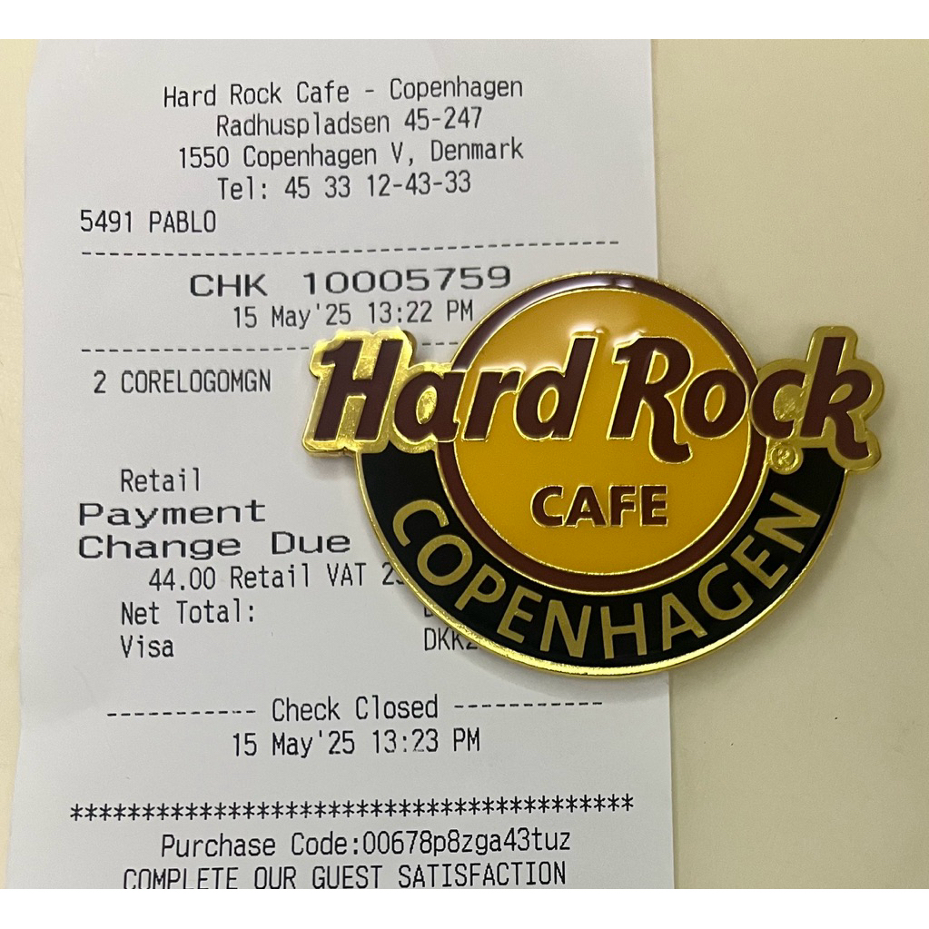 HRC Hard Rock Cafe Classic Logo Magnet | MUNICH | | DUBROVNIK
