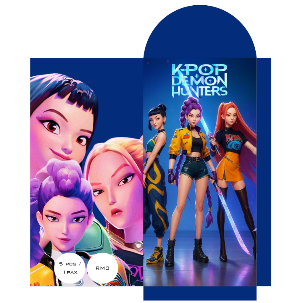 Sampul Raya / Angpao K-Pop Demon Hunters v2 | Shopee Singapore