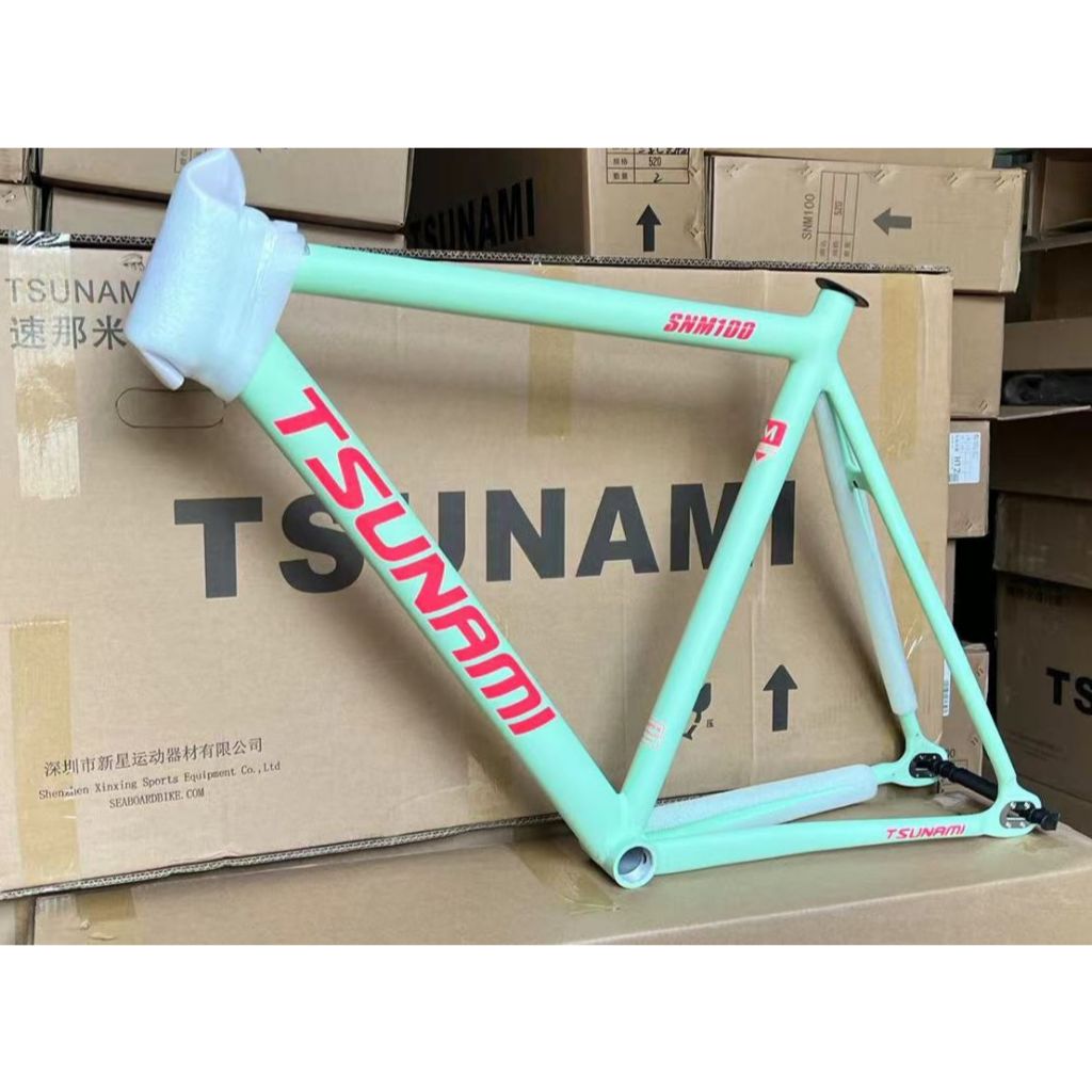 TSUNAMI -SNM100-COLOSSI Fixed Gear Bicycle Frameset 49cm 52cm 55cm 58cm ...