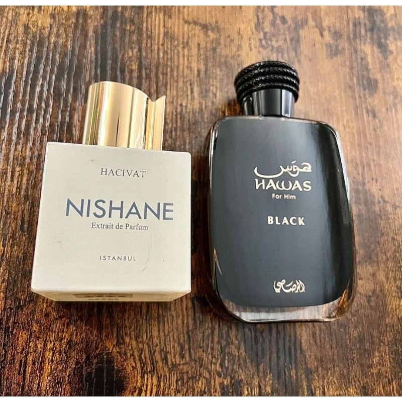 Rasasi Black Hawas For Men 100ML EDP (dupe of Nishane Hacivat