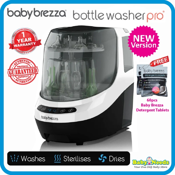 Baby Brezza Bottle Washer Pro All In One Washer Sterilizer Dryer Shopee Singapore
