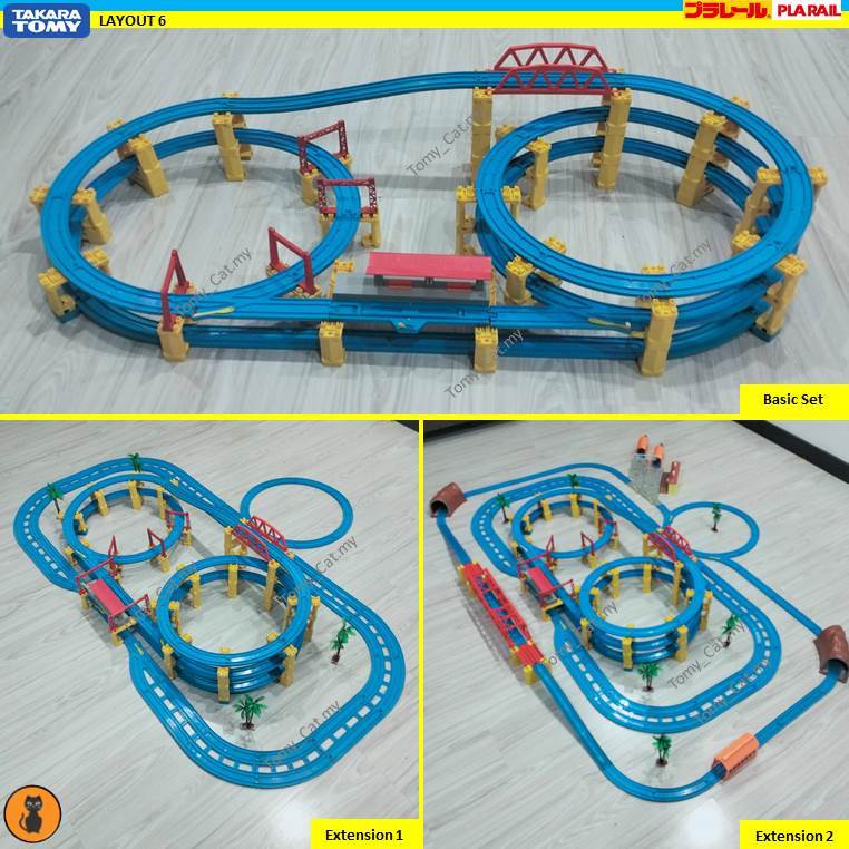 Train Mainan Keretapi Plarail Railway Track Layout (Preloved) | Shopee ...