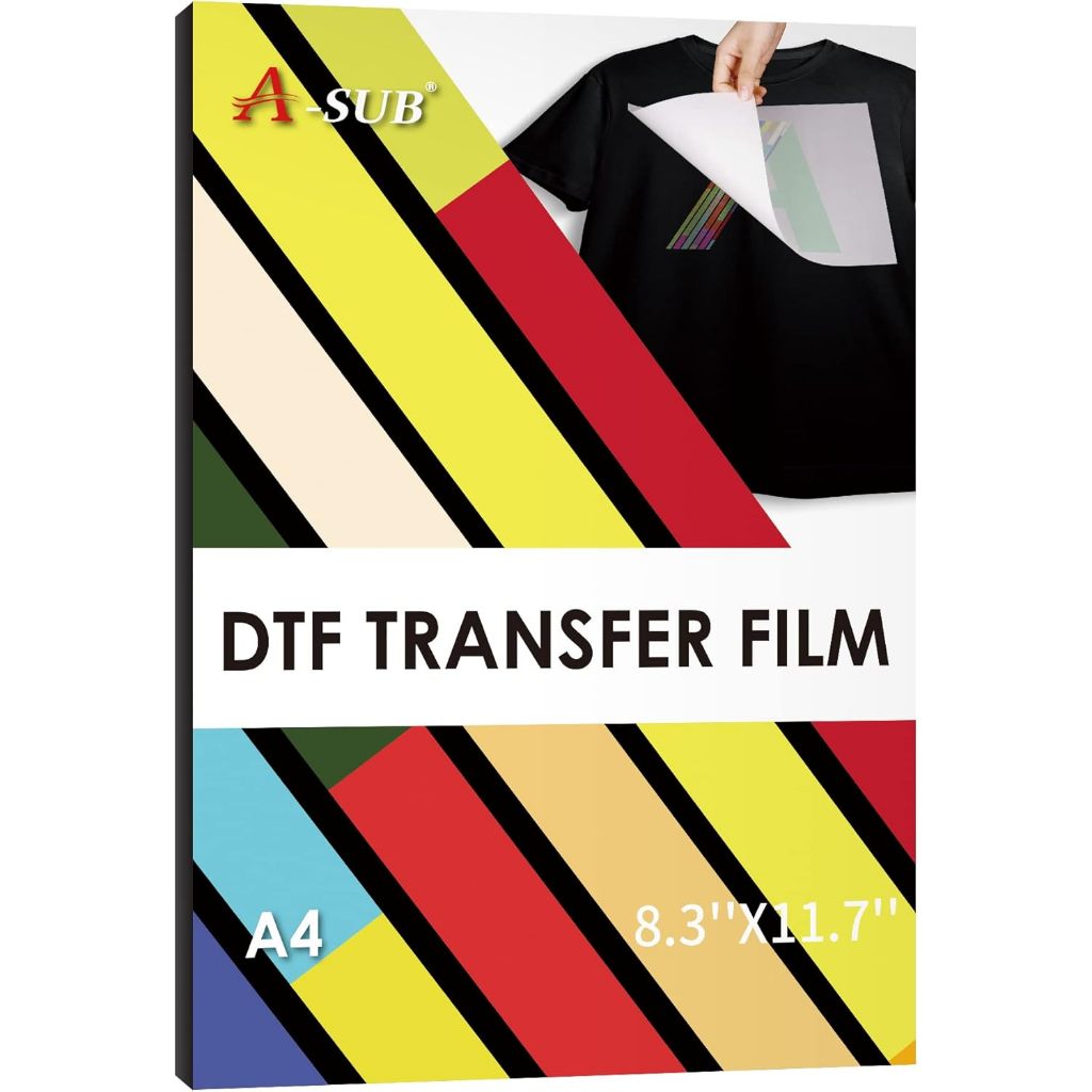 A-SUB DTF Transfer Film-30 Sheets A4 DTF Film,Double Sided Matte Direct ...