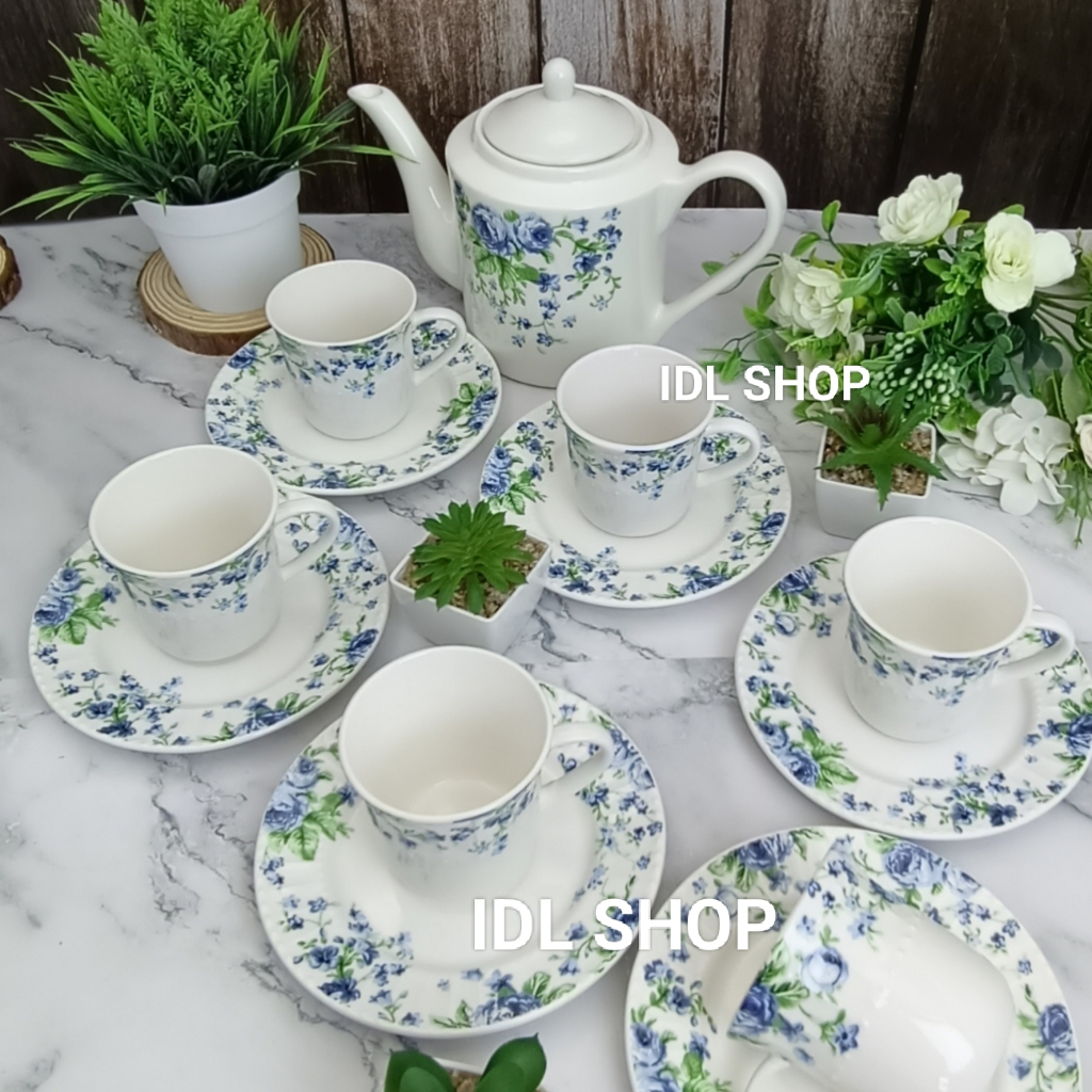 Porcelain Cup & Saucer Teas Set Tea Coffee Cup Oven And Dishwasher ...
