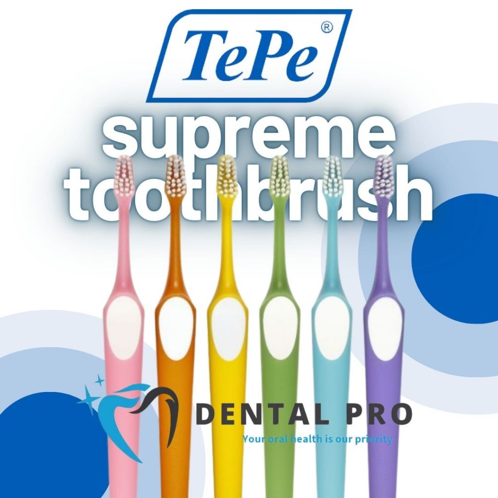 Tepe Supreme Soft toothbrush [REGULAR/COMPACT] with Thumb Pad for ...