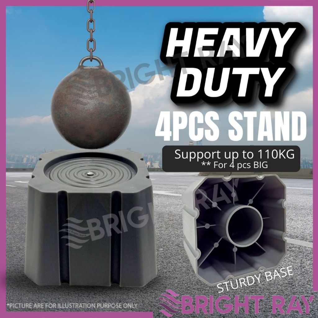 4PCS Big or Small Multipurpose Stand Fridge Stand Washing Machine Mesin ...