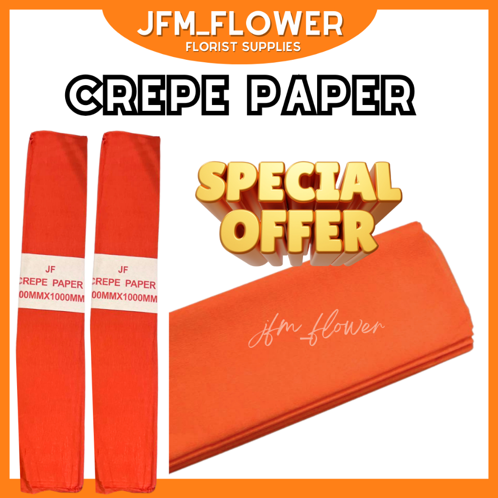 Crepe Paper DIY Crepe Paper/ DIY Tissue Paper/ Flower Paper Craft Paper ...