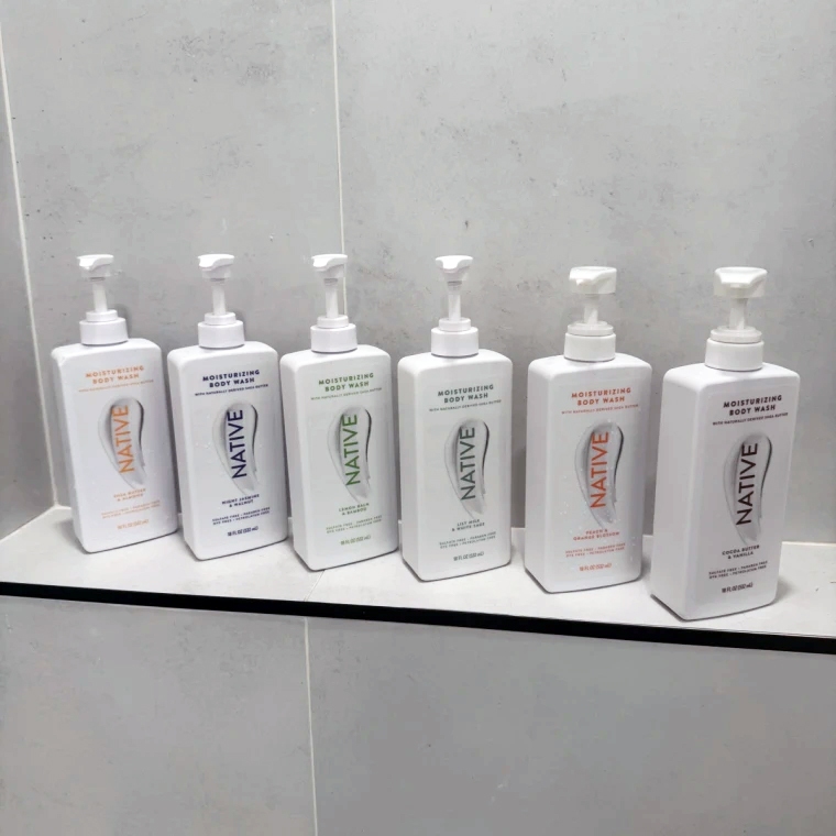 Native Moisturizing Body Wash Butter Cleanser Shower Vanilla ...