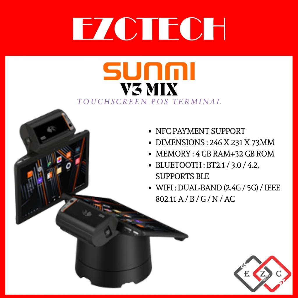 Sunmi V3 Mix 10.1