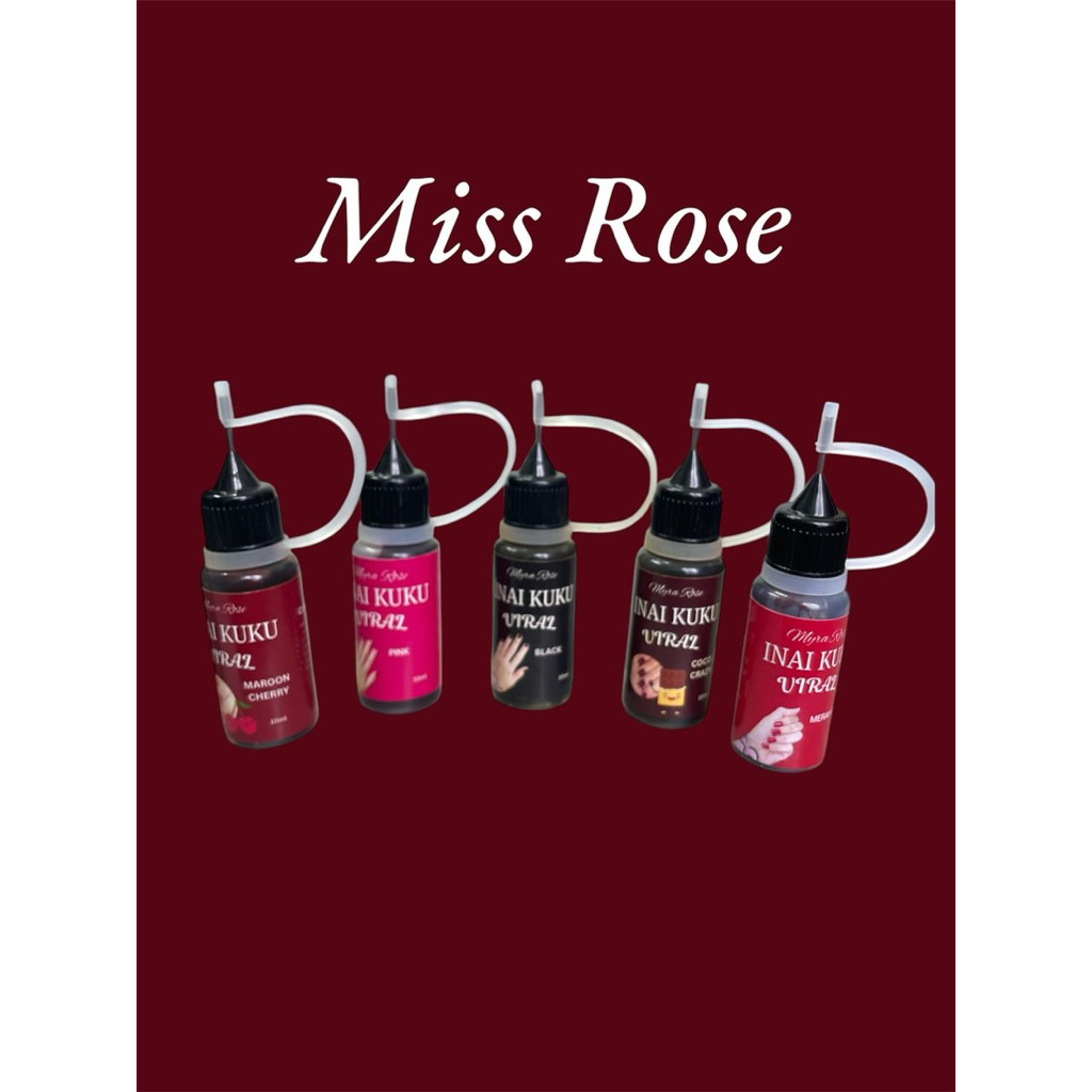 Inai kuku Myra Rose Best Inai untuk kuku solat Blh wudu Blh (Halal ...