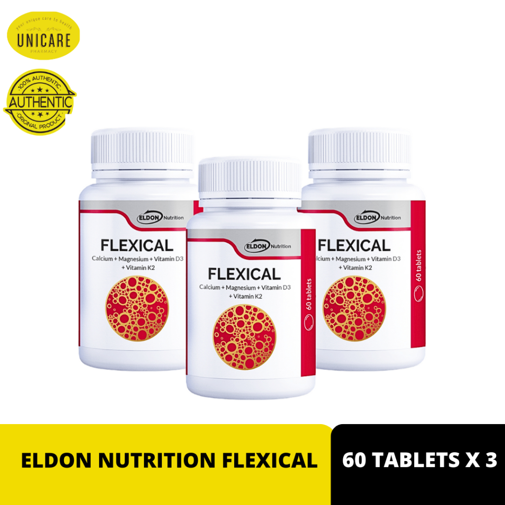 ELDON NUTRITION FLEXICAL CALCIUM + MAGNESIUM + VITAMIN D3 + VITAMIN K2 ...